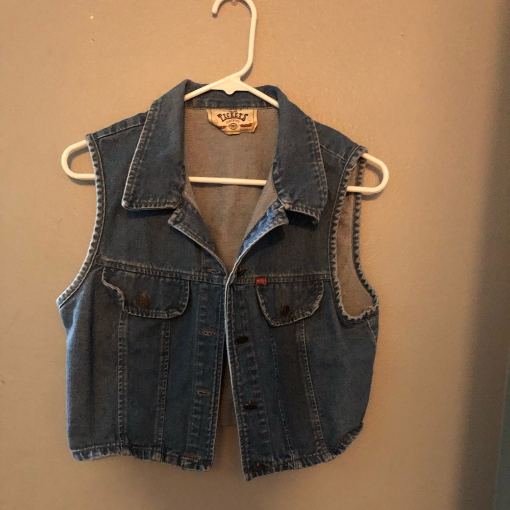 Tickets clothing denim vest